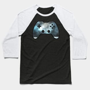 Winter Storm Rush - Gaming Gamer Abstract - Gamepad Controller - Video Game Lover - Graphic Background Baseball T-Shirt